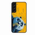 Cute Panda Sketch Premium Glass Phone Case for Samsung Galaxy S22 5G