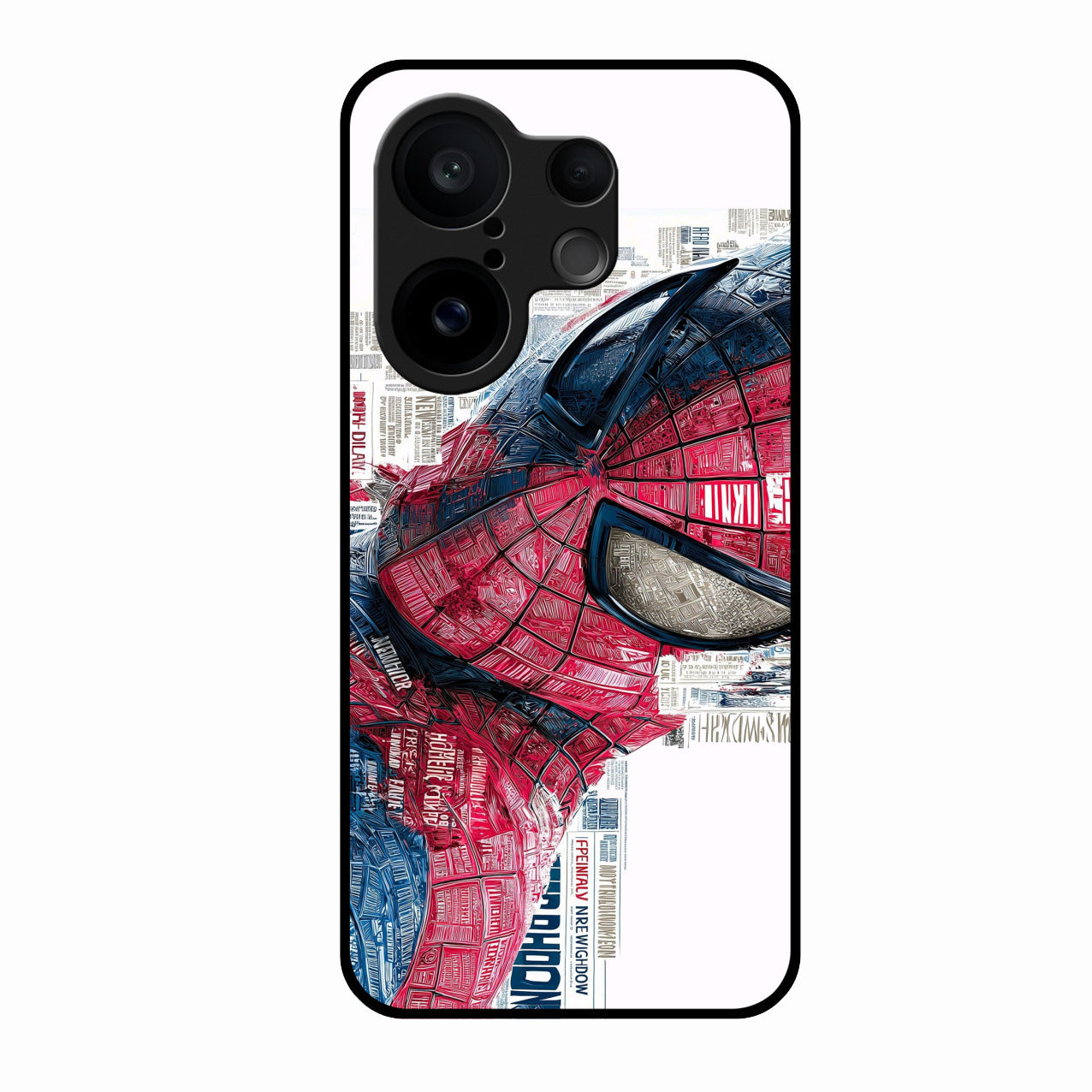 Red Blue Web Hero Glass Phone Cover for Vivo X200 Fe 5G