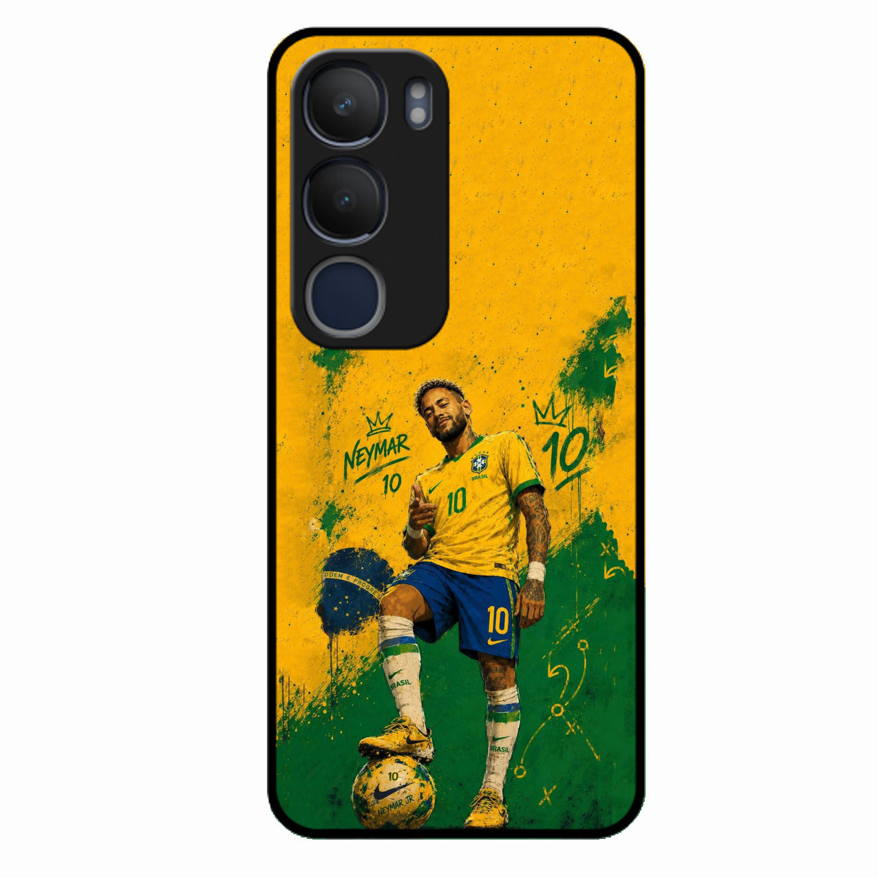 Golden Striker Glass Phone Case for Vivo Y29 5G