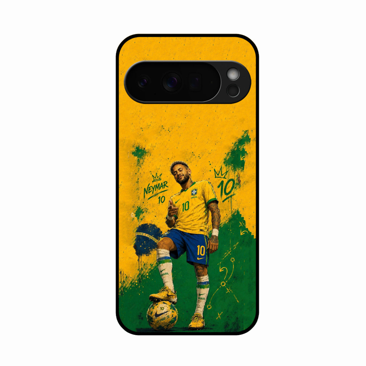 Golden Striker Glass Phone Case for Google Pixel 10 Pro XL