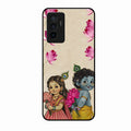 Krishna Eternal Lotus Glass Case for Vivo V23E 5G