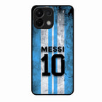 Blue Stripes Number 10 Football Glass Phone Case for Oppo K13 5G
