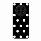 Classic Polka Dot Glass Phone Case for Realme 13 Pro Plus 5G