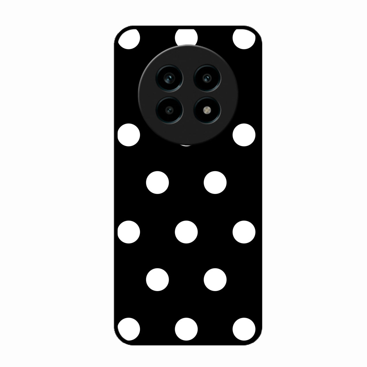 Classic Polka Dot Glass Phone Case for Realme 13 Pro Plus 5G
