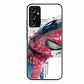 Red Blue Web Hero Glass Phone Cover for Samsung Galaxy A34 5G