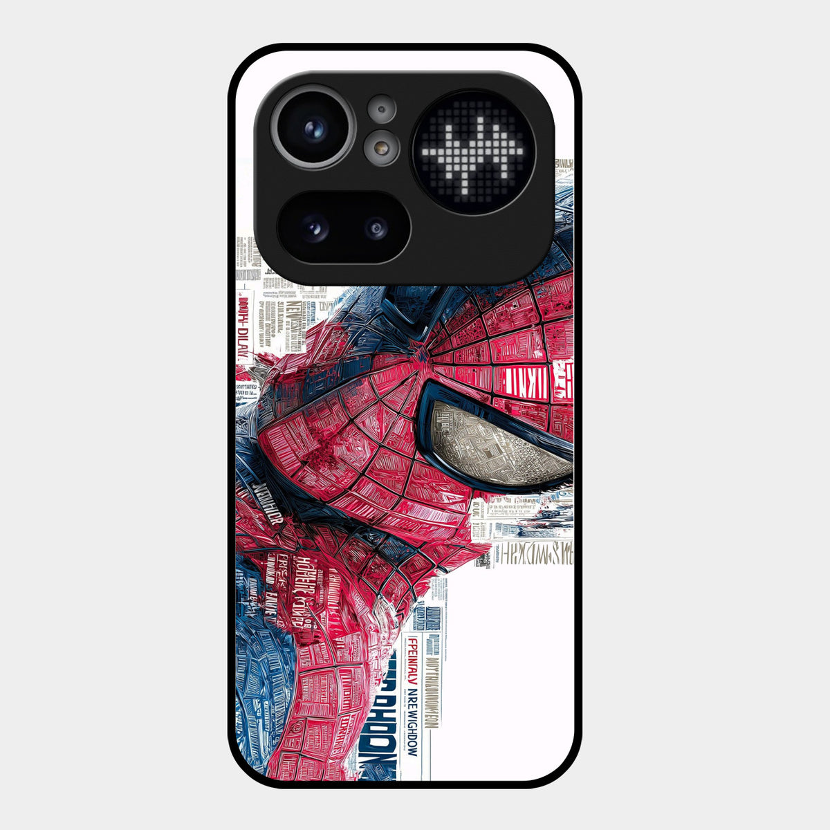 Red Blue Web Hero Glass Phone Cover for Nothing Phone 4A Pro 5G