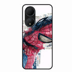 Red Blue Web Hero Glass Phone Cover for Vivo Y100 5G