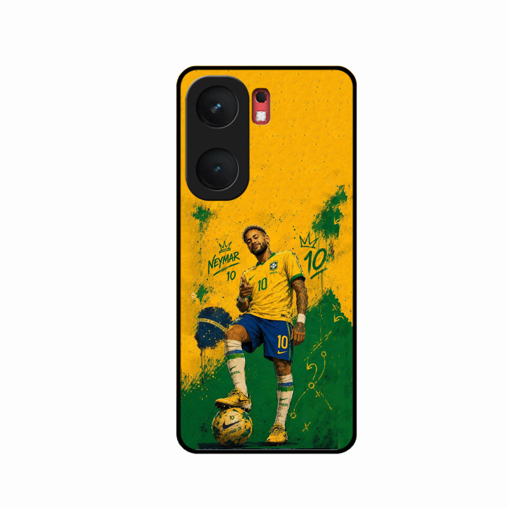 Golden Striker Glass Phone Case for iQOO Neo 9 Pro 5G