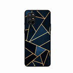 Midnight Gold Geometric Premium Glass Phone Case for Oneplus 8T