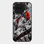 Itachi Uchiha Manga Collage Glass Phone Case for iQOO 15R 5G