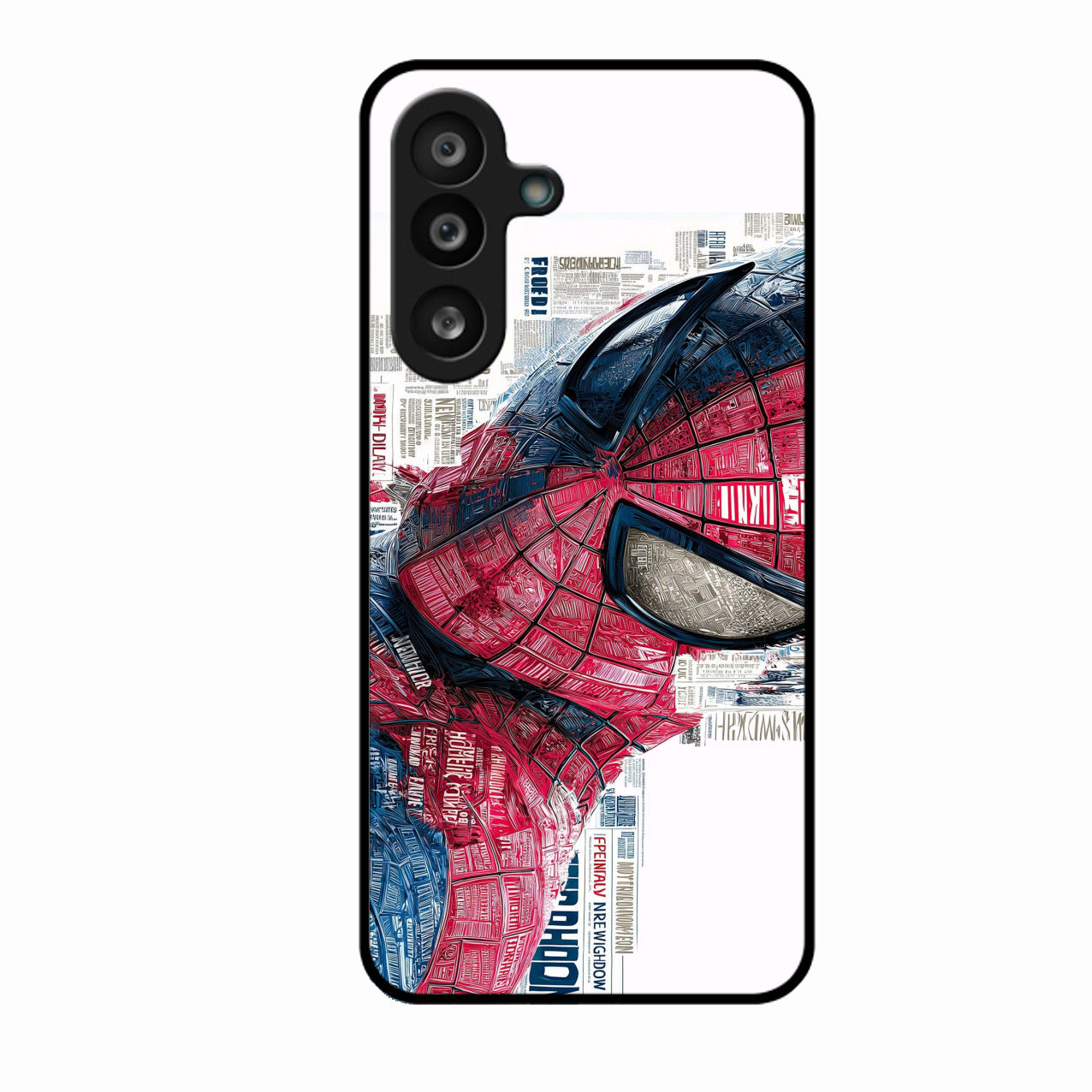 Red Blue Web Hero Glass Phone Cover for Samsung Galaxy F56 5G