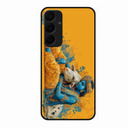 Divine Krishna Gopal Premium Glass Phone Case for Samsung Galaxy A35 5G