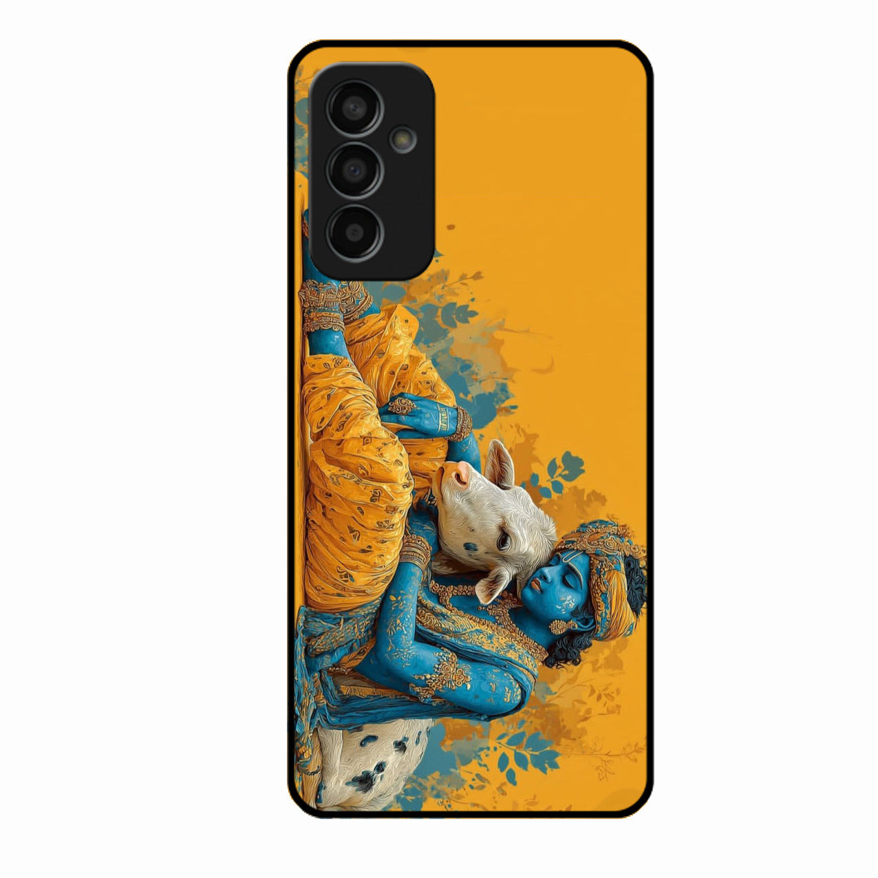 Divine Krishna Gopal Premium Glass Phone Case for Samsung Galaxy F13