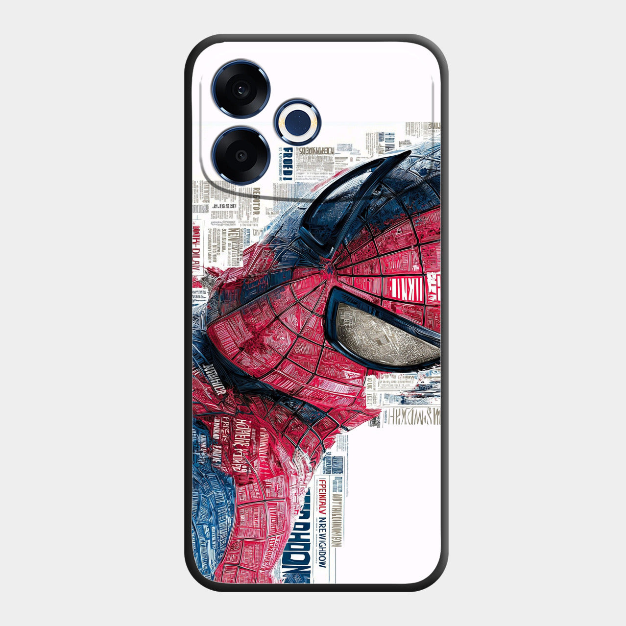 Red Blue Web Hero Glass Phone Cover for Oppo F33 Pro 5G