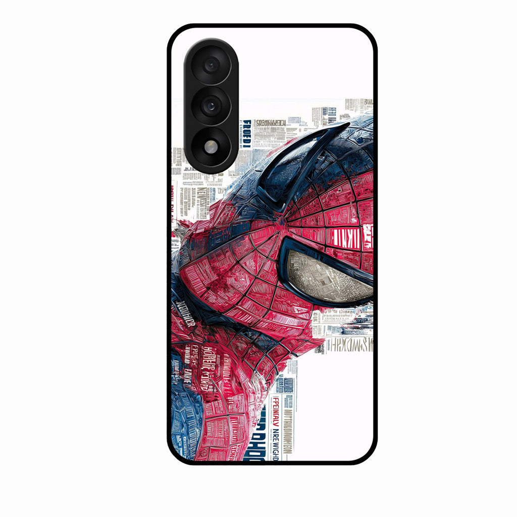 Red Blue Web Hero Glass Phone Cover for Oneplus Nord 5 5G