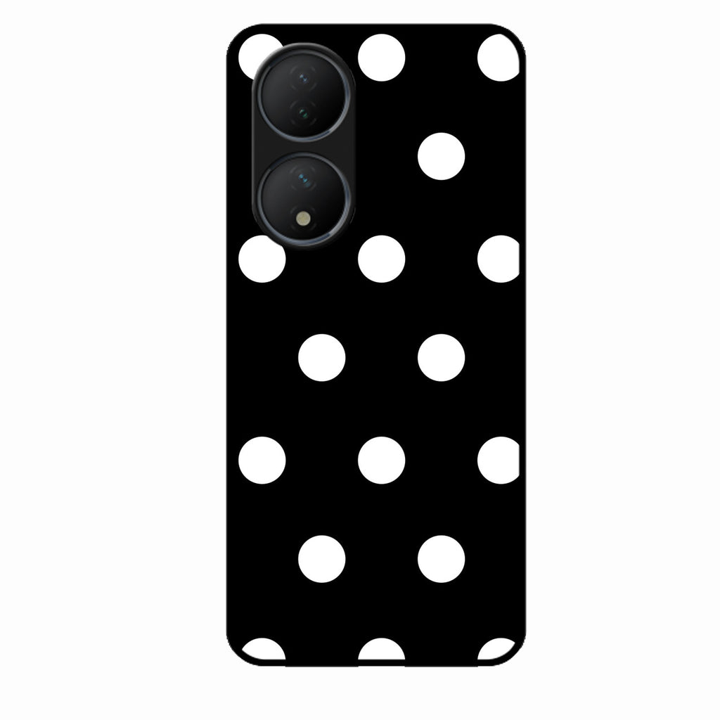 Classic Polka Dot Glass Phone Case for Vivo T2 5G