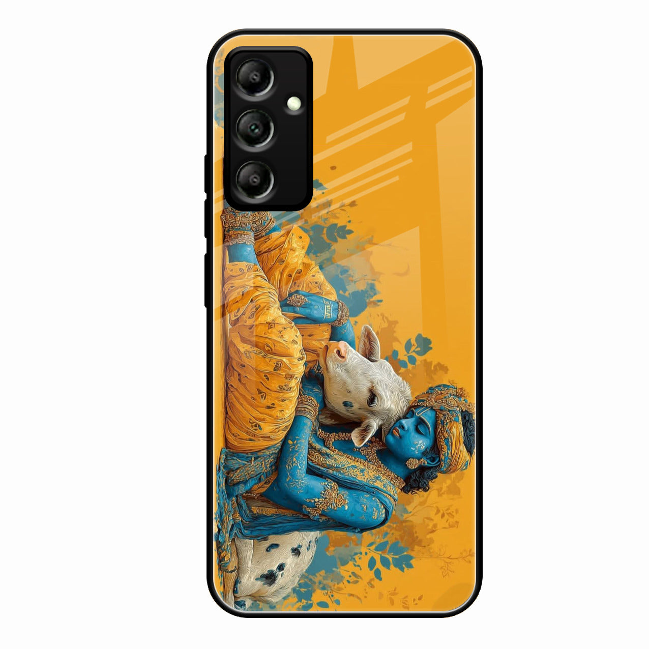 Divine Krishna Gopal Premium Glass Phone Case for Samsung Galaxy A34 5G