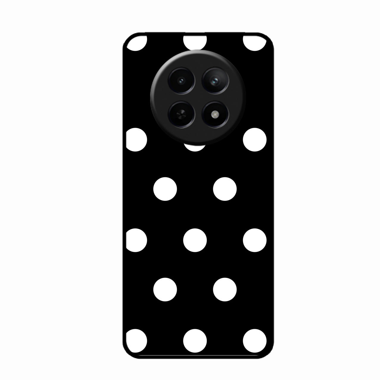 Classic Polka Dot Glass Phone Case for Realme C65 5G