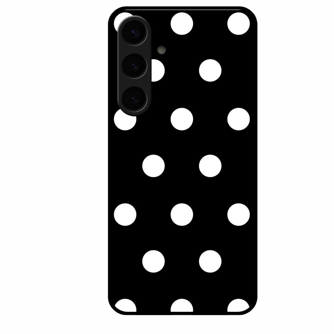 Classic Polka Dot Glass Phone Case for Samsung Galaxy S24 Plus 5G