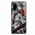 Itachi Uchiha Manga Collage Glass Phone Case for Samsung Galaxy S20 Fe 5G