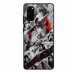 Itachi Uchiha Manga Collage Glass Phone Case for Samsung Galaxy S20 Fe 5G