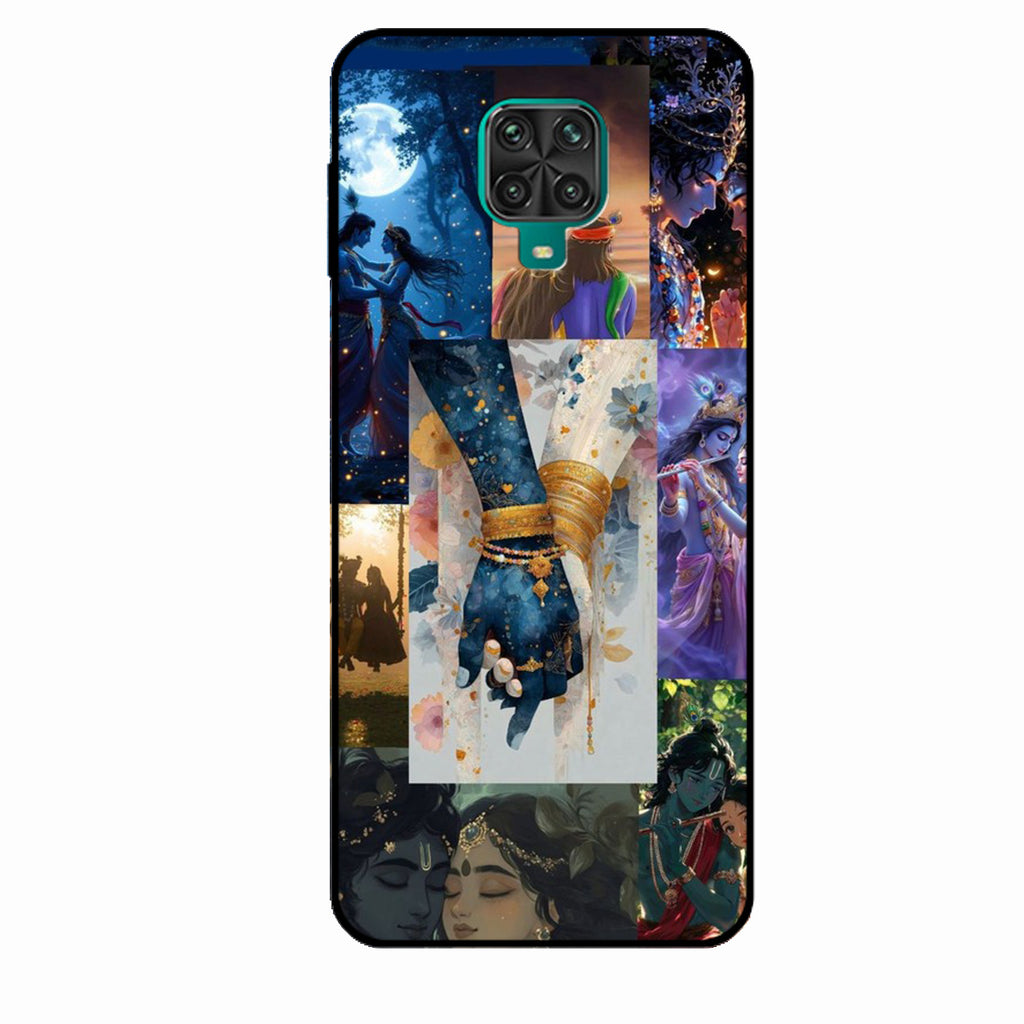 Eternal Radha Krishna Love Glass Phone Case for iQOO Z10 Lite