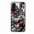 Japanese Wave Drift Racing Premium Glass Phone Case for Samsung Galaxy A36 5G
