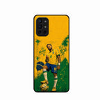 Golden Striker Glass Phone Case for Oneplus 9R 5G