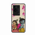 Krishna Eternal Lotus Glass Case for iQOO 11 5G