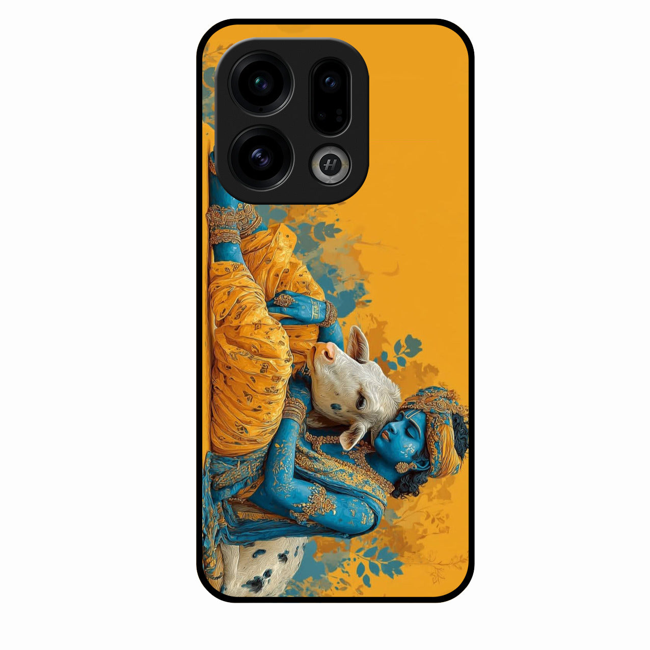 Divine Krishna Gopal Premium Glass Phone Case for Oppo Find X9 5G