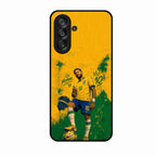 Golden Striker Glass Phone Case for Samsung Galaxy A26 5G