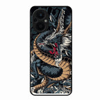Midnight Dragon Glass Phone Case for Oppo F21 Pro 5G