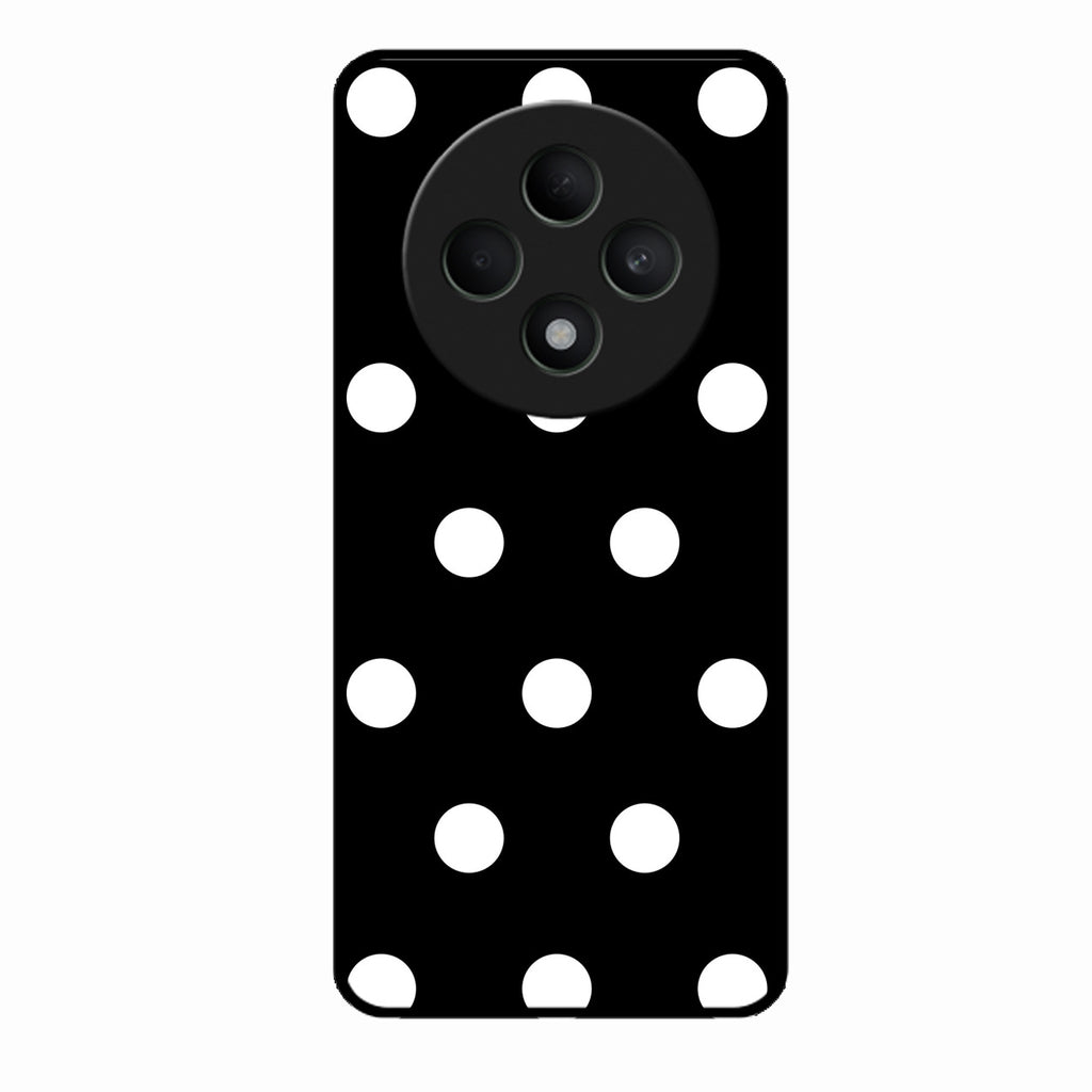 Classic Polka Dot Glass Phone Case for Oppo F27 5G