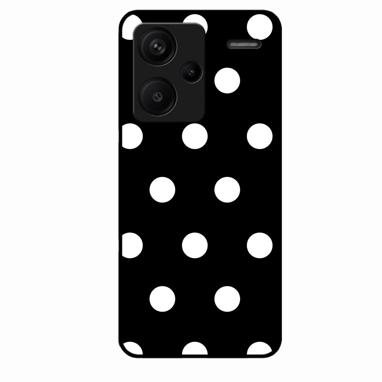 Classic Polka Dot Glass Phone Case for Redmi Note 13 Pro Plus 5G