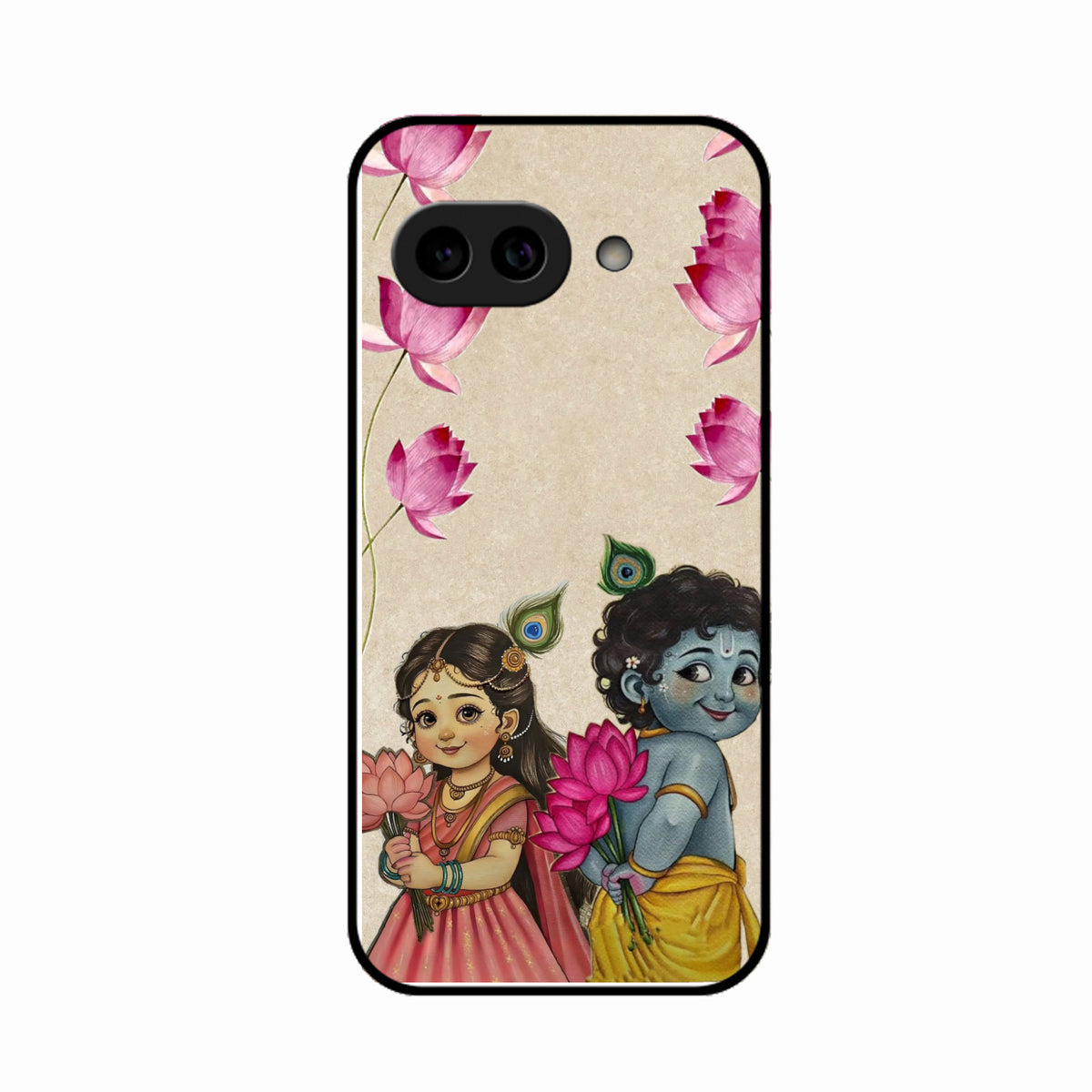 Krishna Eternal Lotus Glass Case for Google Pixel 10A 5G - ShopOnCliQ