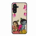 Krishna Eternal Lotus Glass Case for Samsung Galaxy M56 5G