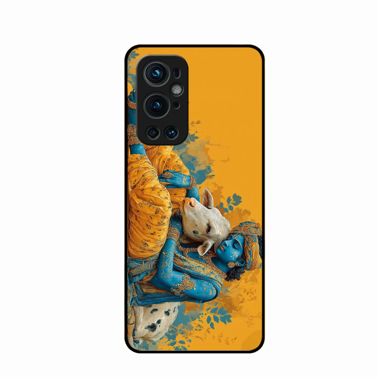 Divine Krishna Gopal Premium Glass Phone Case for Oneplus 9 Pro 5G