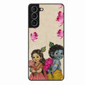 Krishna Eternal Lotus Glass Case for Samsung Galaxy S21