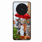 Rainy Day Cartoon Glass Phone Case for Realme 11 Pro 5G