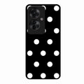 Classic Polka Dot Glass Phone Case for Oppo F25 Pro 5G