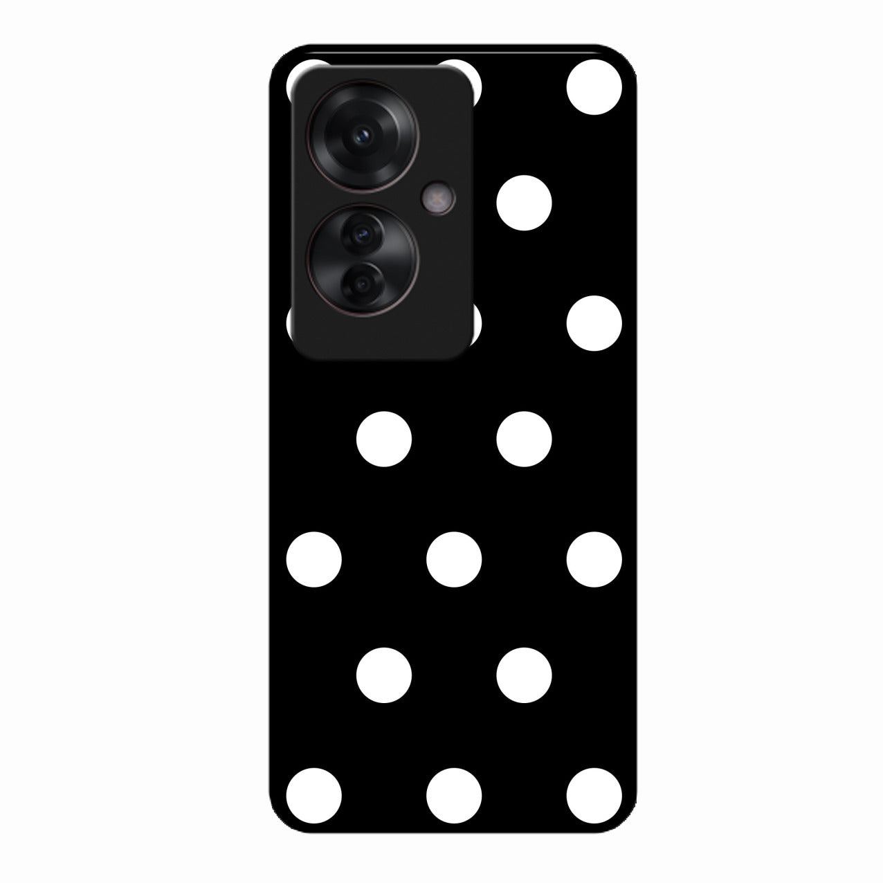 Classic Polka Dot Glass Phone Case for Oppo F25 Pro 5G