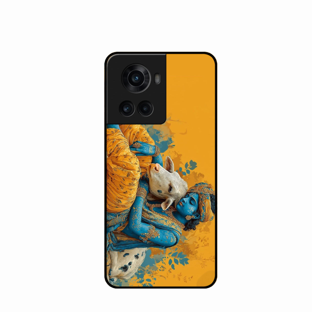 Divine Krishna Gopal Premium Glass Phone Case for Oneplus 10R 5G