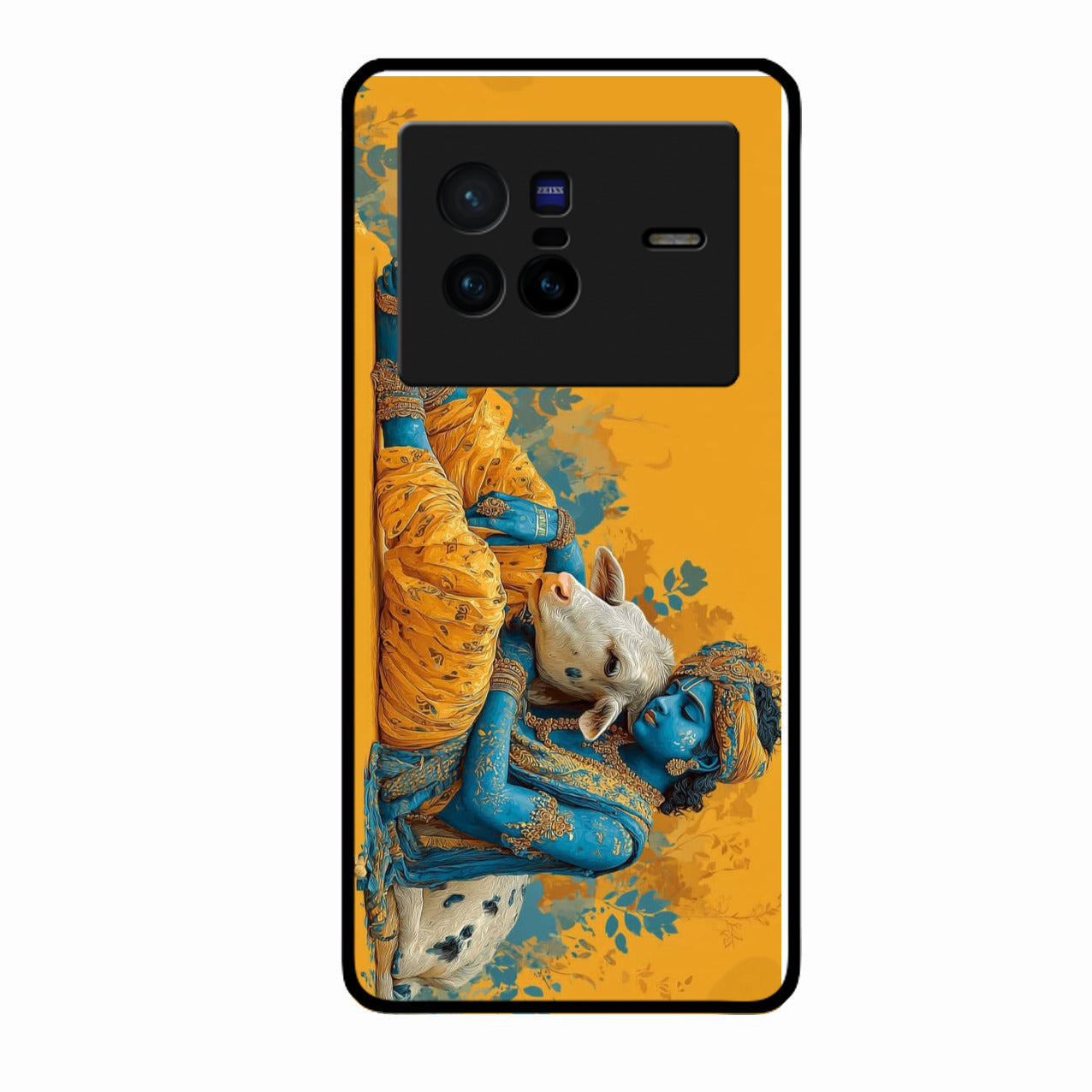 Divine Krishna Gopal Premium Glass Phone Case for Vivo X80 5G