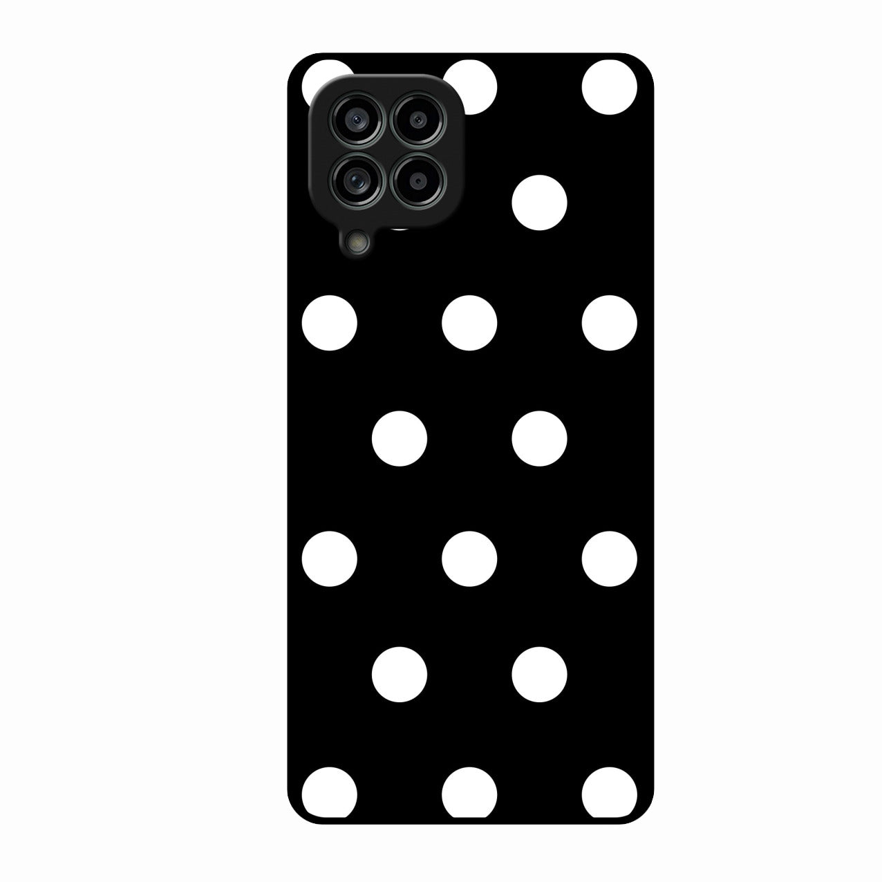 Classic Polka Dot Glass Phone Case for Samsung Galaxy M53 5G