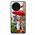 Rainy Day Cartoon Glass Phone Case for Realme 11 5G