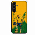 Golden Striker Glass Phone Case for Samsung Galaxy S25 FE 5G