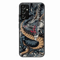 Midnight Dragon Glass Phone Case for Samsung Galaxy A34 5G