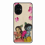 Krishna Eternal Lotus Glass Case for Oppo F21 Pro 5G