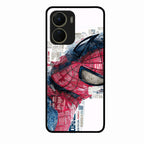 Red Blue Web Hero Glass Phone Cover for Vivo T2X 5G - ShopOnCliQ
