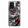 Japanese Wave Drift Racing Premium Glass Phone Case for Oppo Reno 7 5G